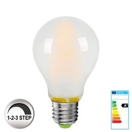 E27 Standard LED  <br> 90Ra 7W 2700k 3-STEP 