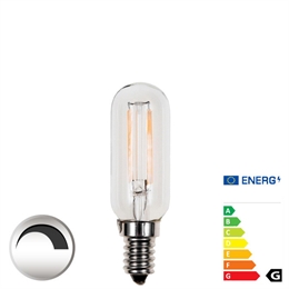 E14 Fadpære LED  <br> 90 Ra 1,5W Warm White H 85 mm